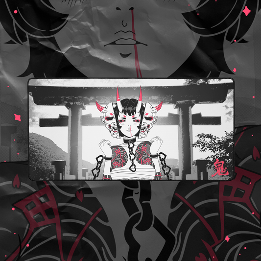 Aka Oni Desk Mat