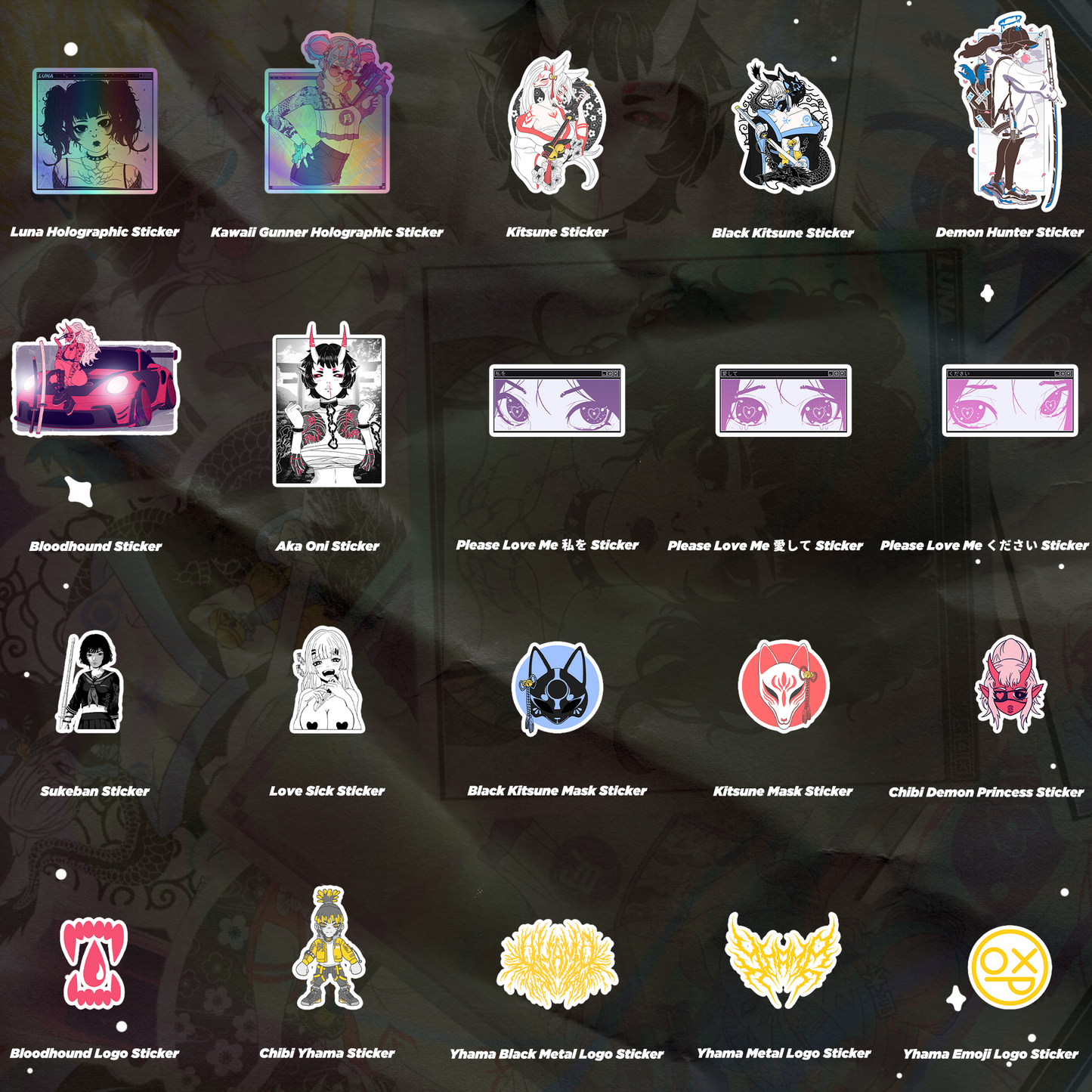 Ultimate Yhama Sticker Pack Vol. 1