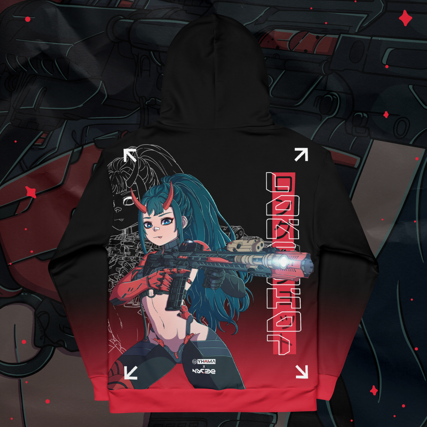 LONGSHOT All-Over Print Hoodie