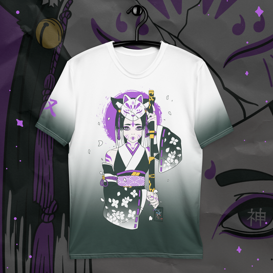 Nekomata All-Over Print T-Shirt