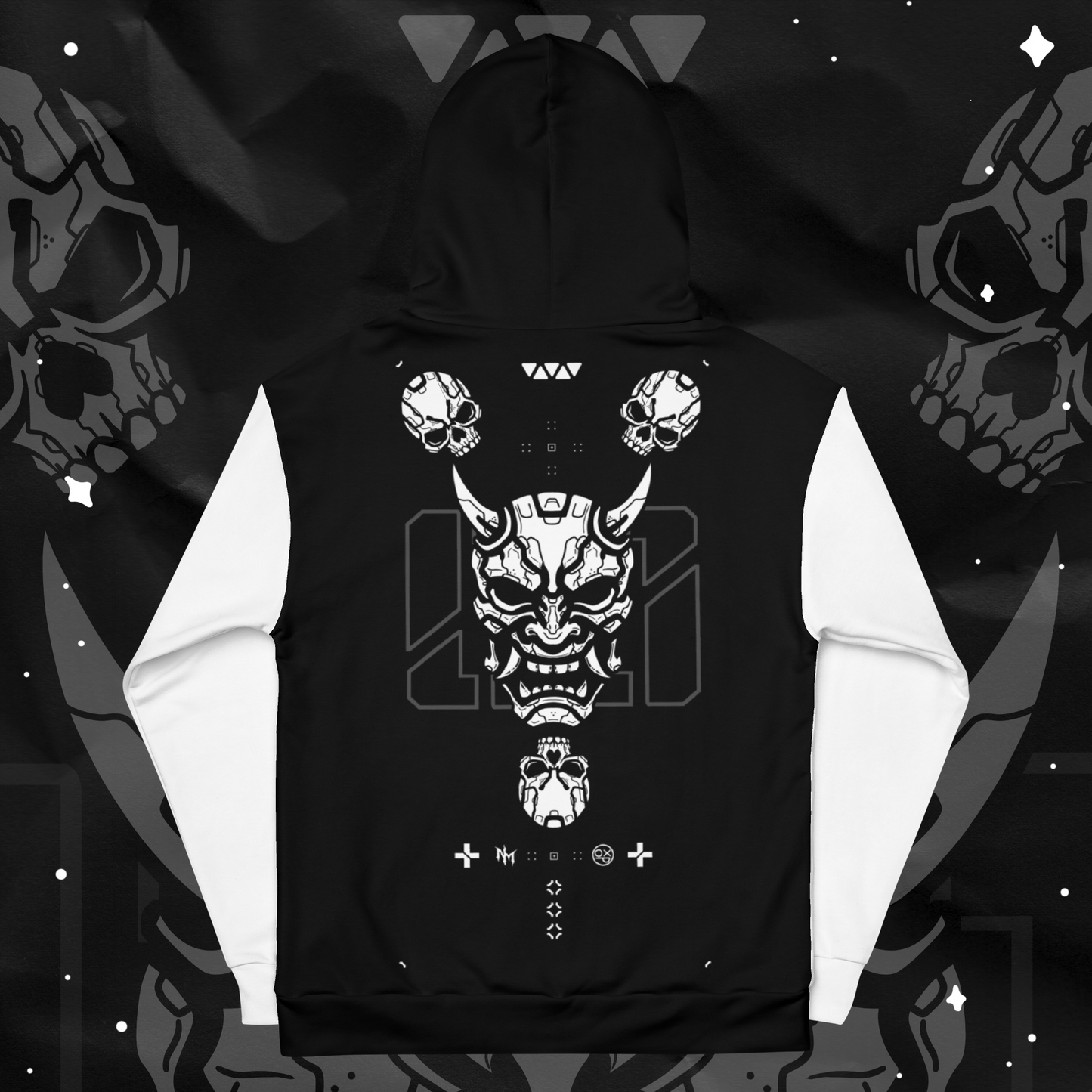 YXN All-Over Print Hoodie