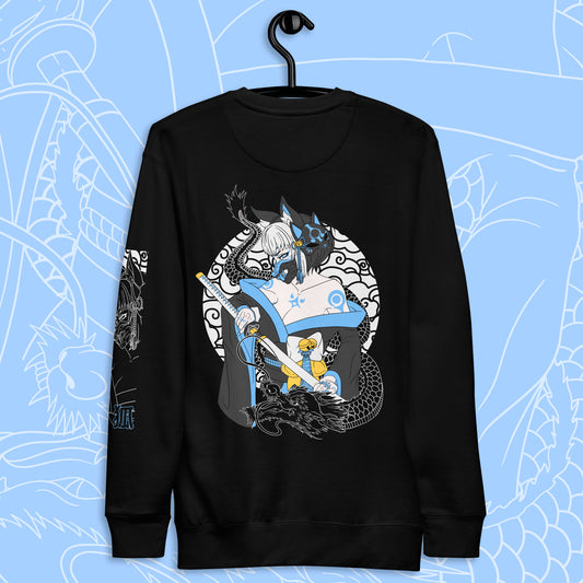 Black Kitsune Unisex Sweatshirt