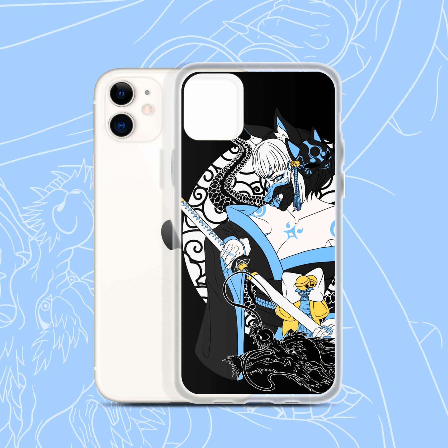 Black Kitsune iPhone® Case