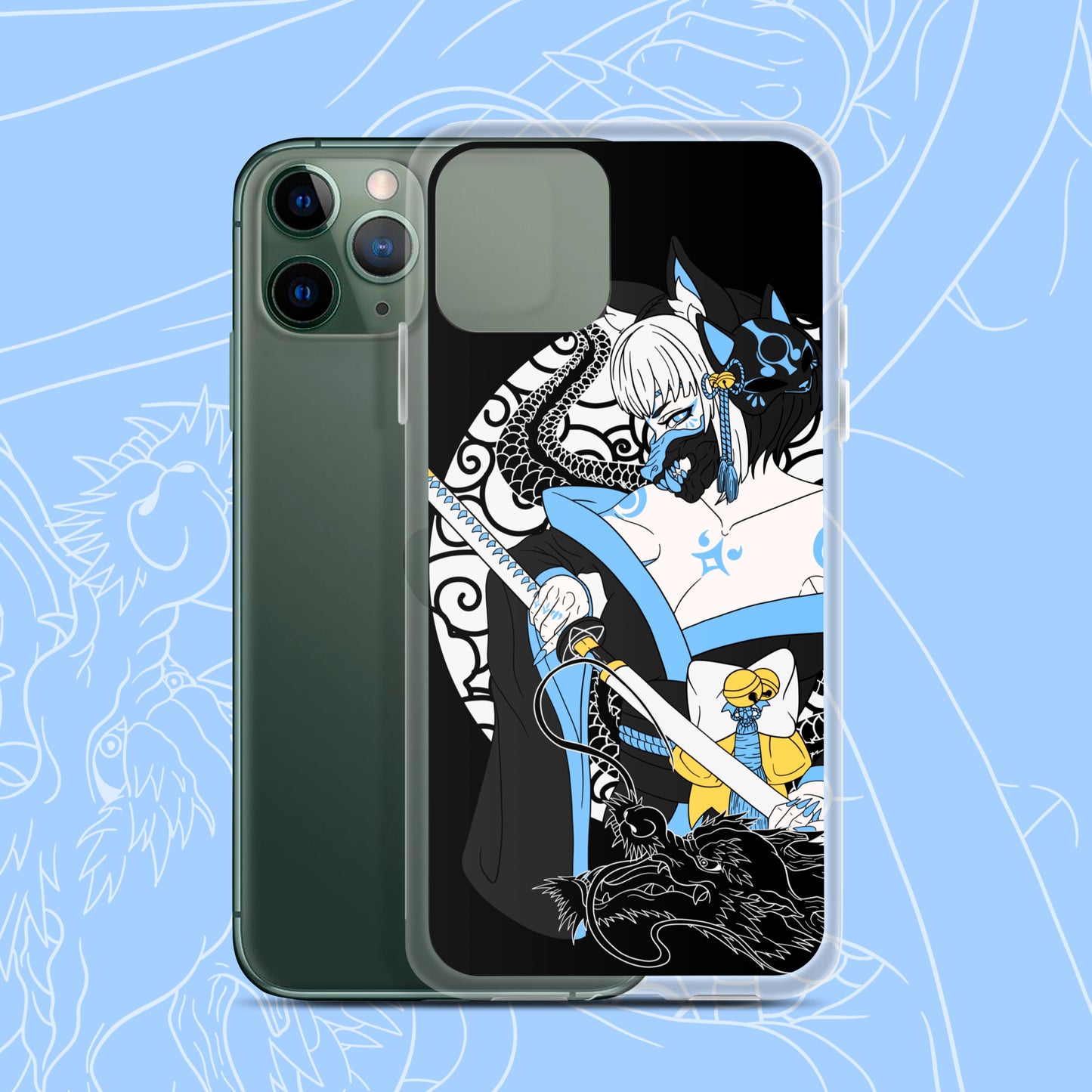 Black Kitsune iPhone® Case