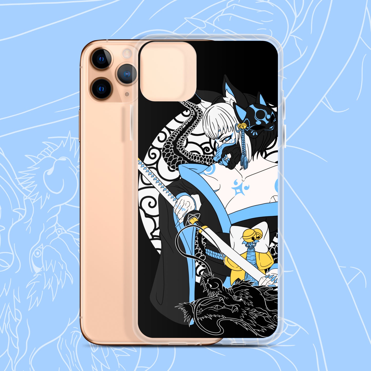 Black Kitsune iPhone® Case