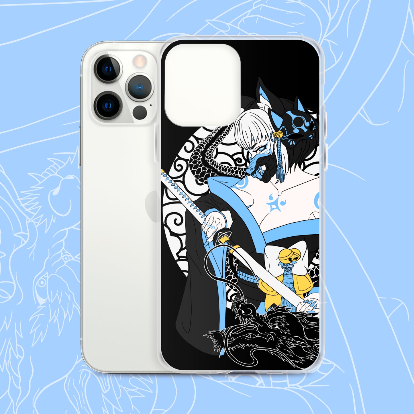 Black Kitsune iPhone® Case