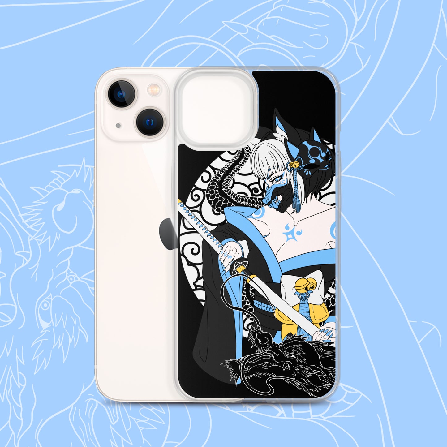 Black Kitsune iPhone® Case
