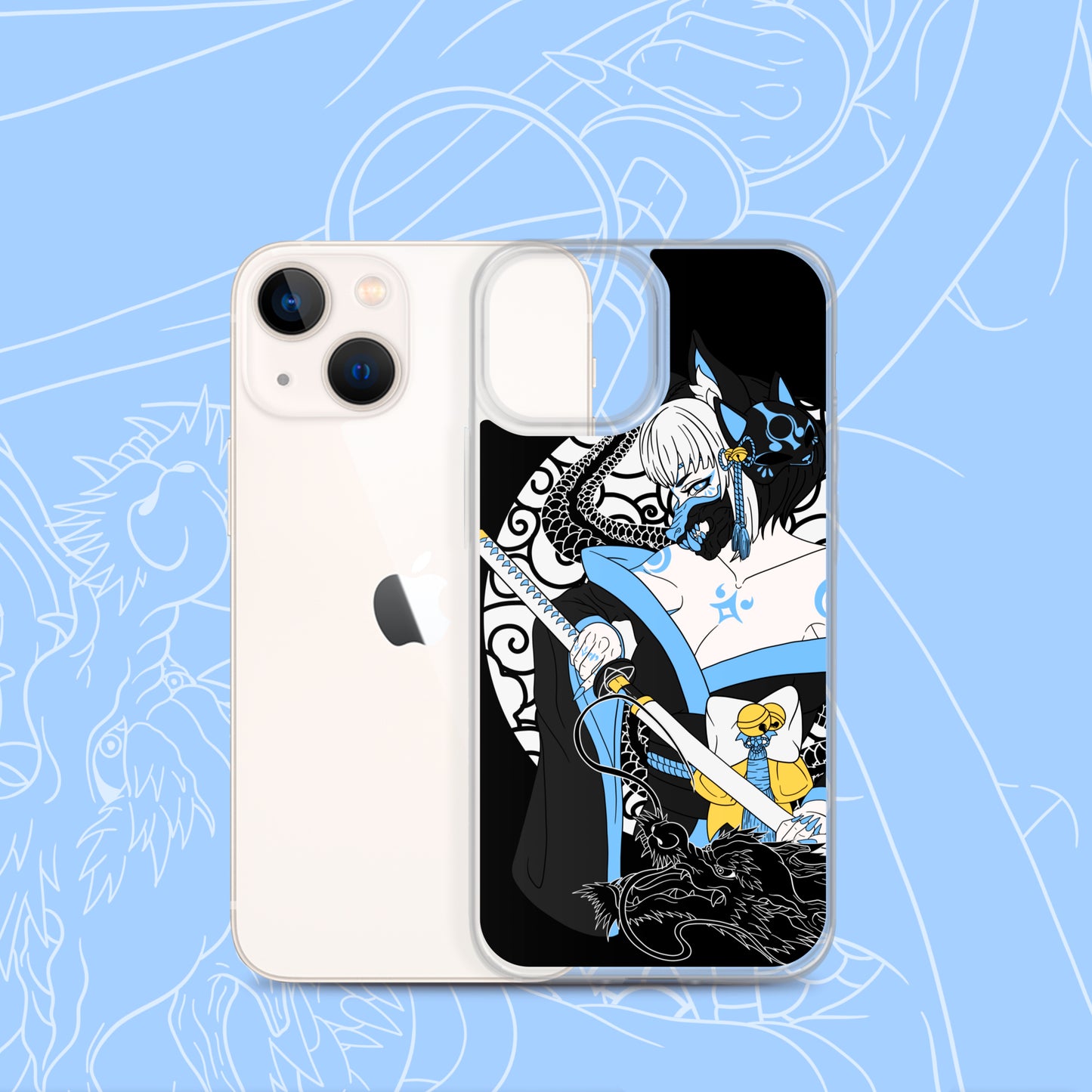 Black Kitsune iPhone® Case