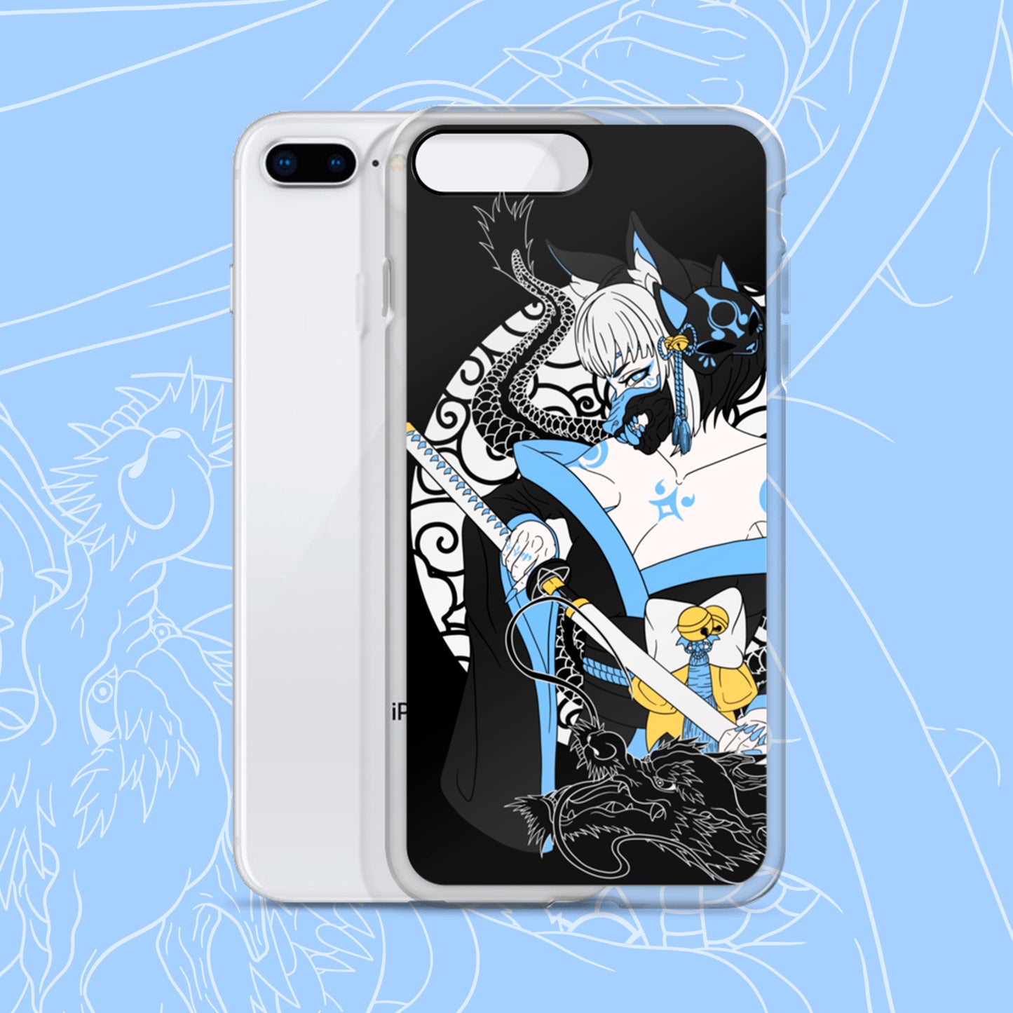 Black Kitsune iPhone® Case