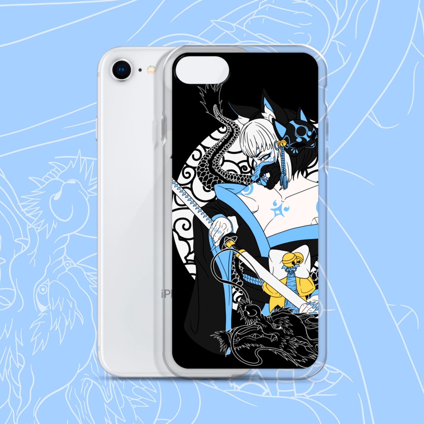 Black Kitsune iPhone® Case