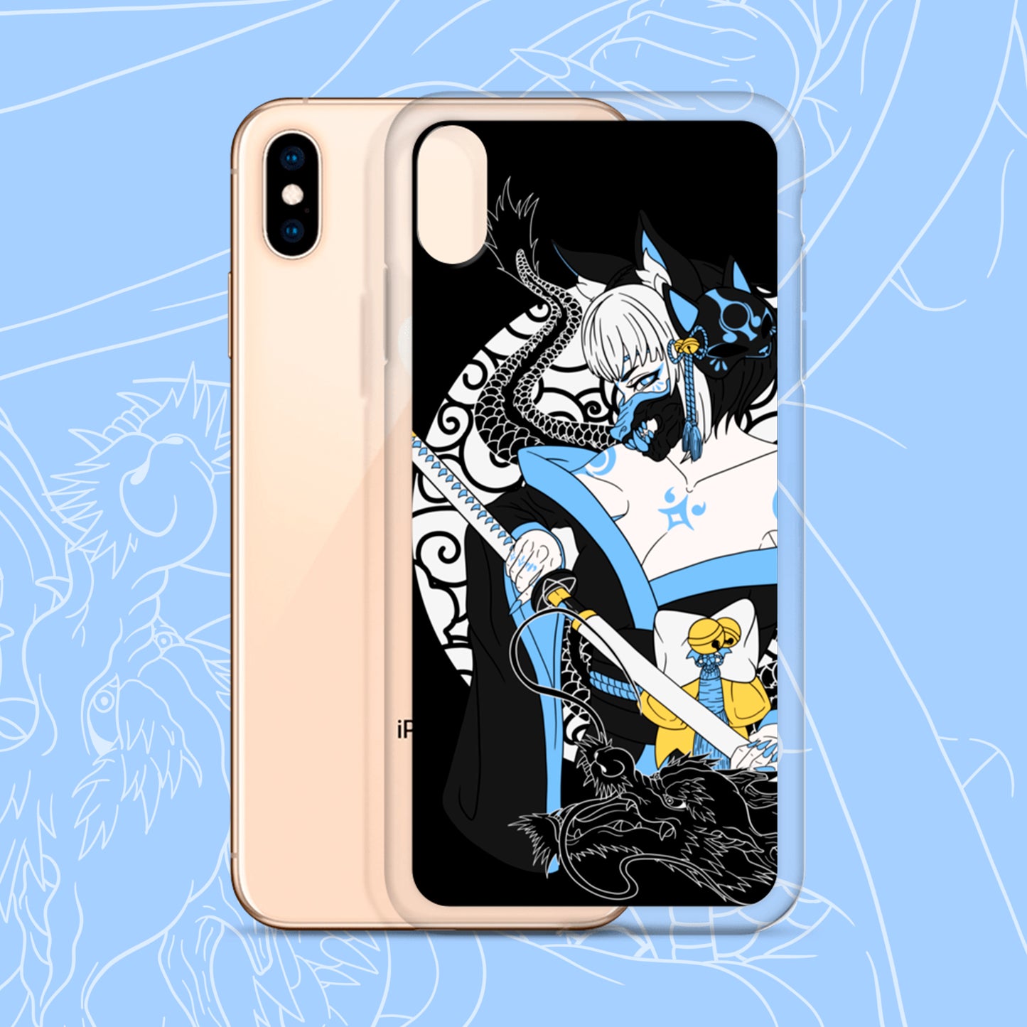 Black Kitsune iPhone® Case