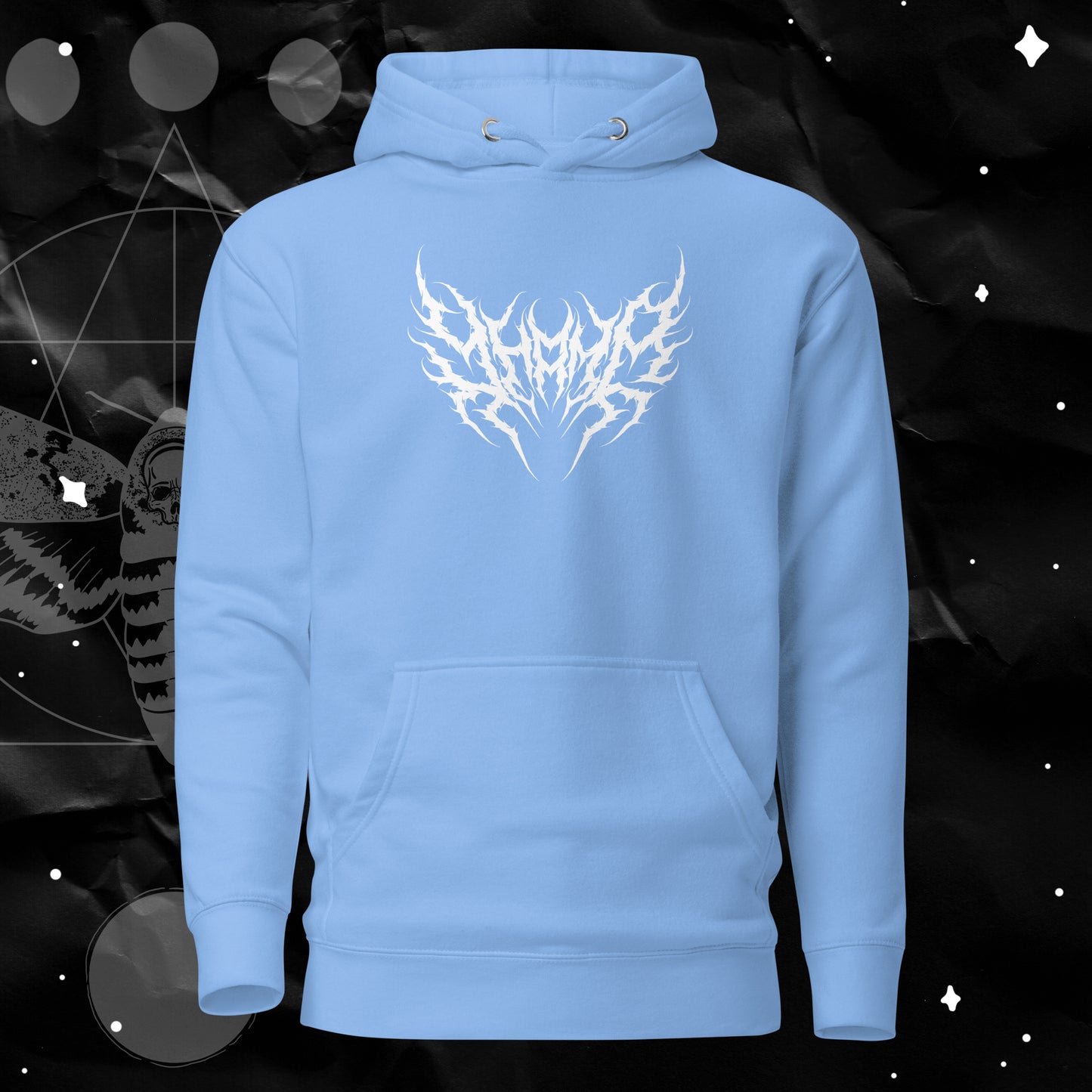 Yhama Metal Logo (Death Moth) Unisex Hoodie