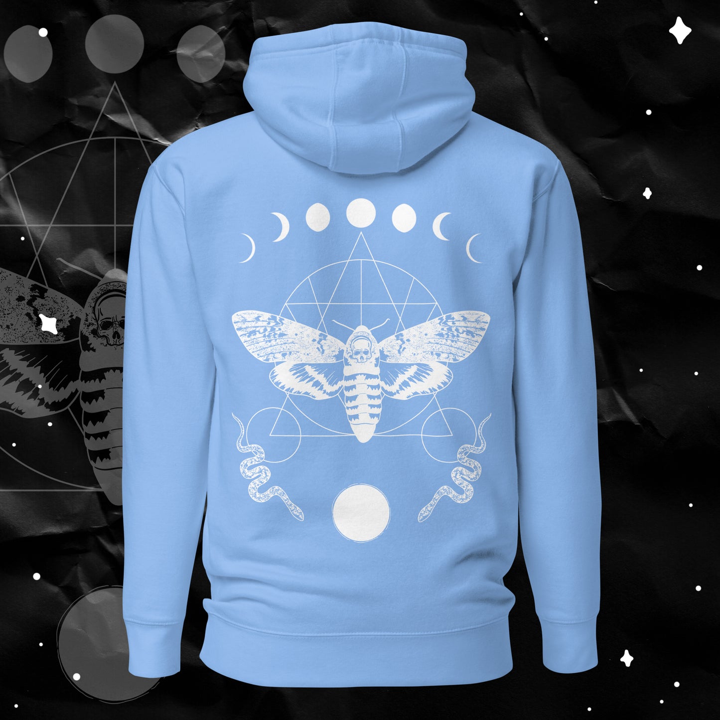 Yhama Metal Logo (Death Moth) Unisex Hoodie