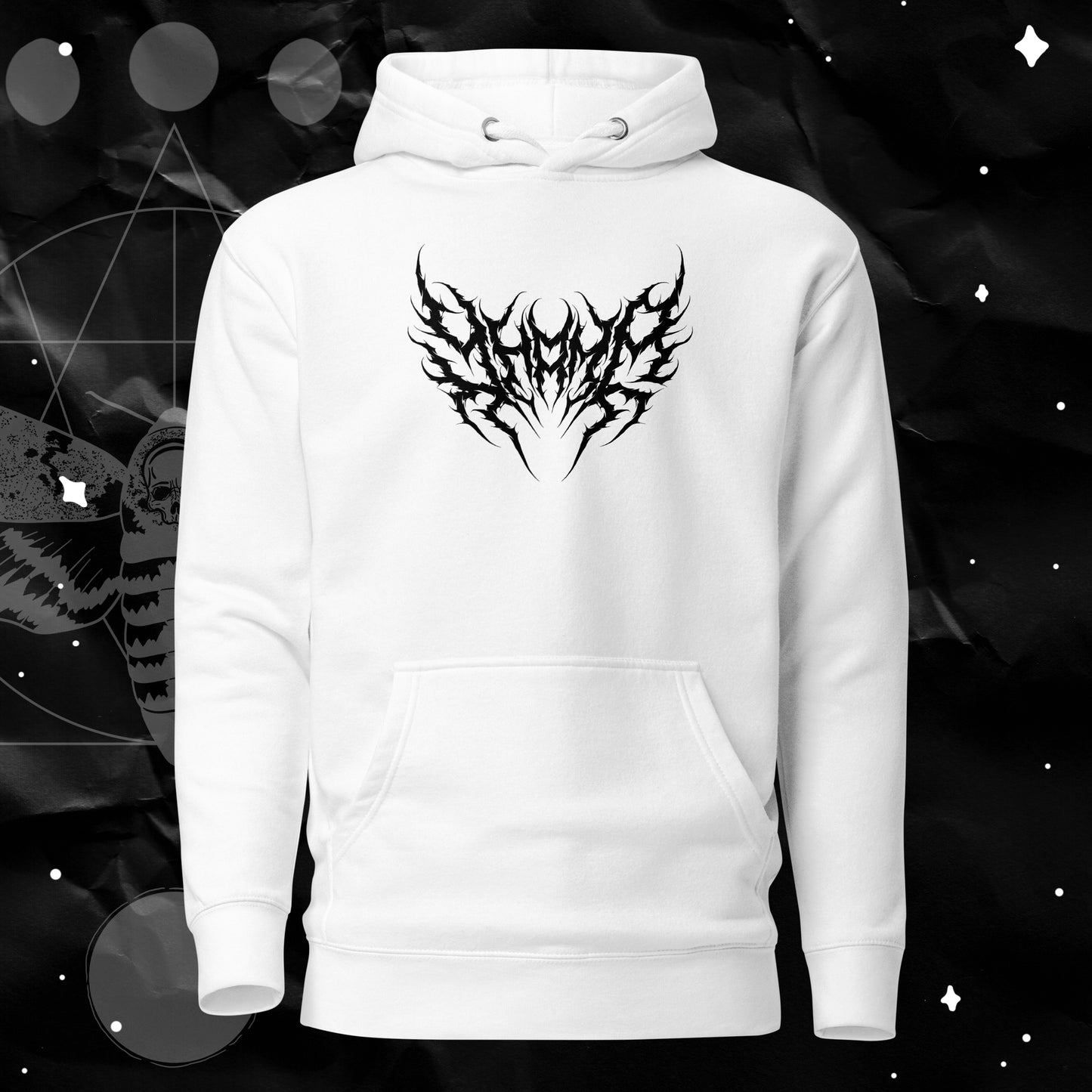 Yhama Metal Logo (Death Moth) Unisex Hoodie