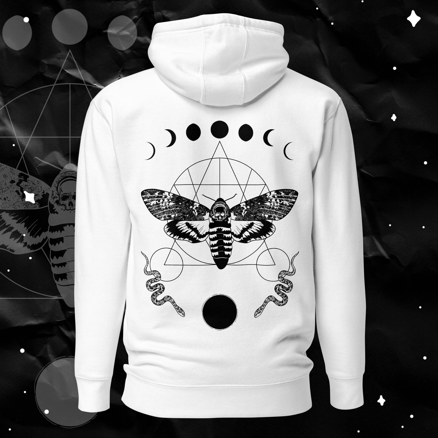 Yhama Metal Logo (Death Moth) Unisex Hoodie