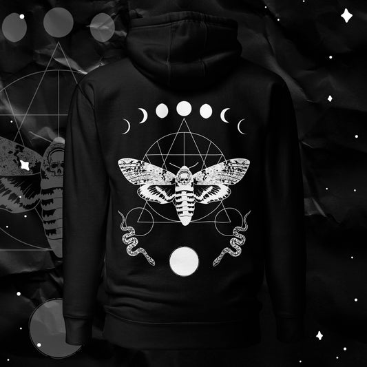 Yhama Metal Logo (Death Moth) Unisex Hoodie