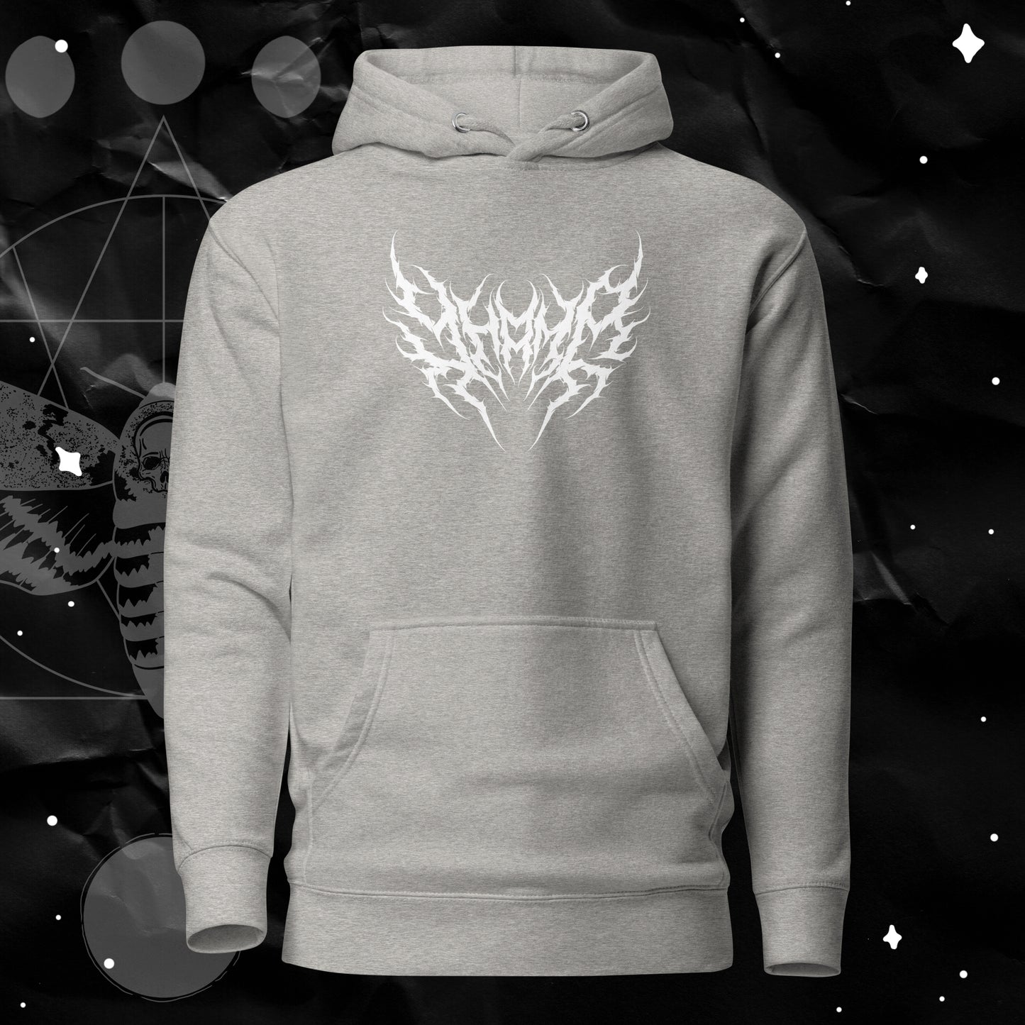 Yhama Metal Logo (Death Moth) Unisex Hoodie