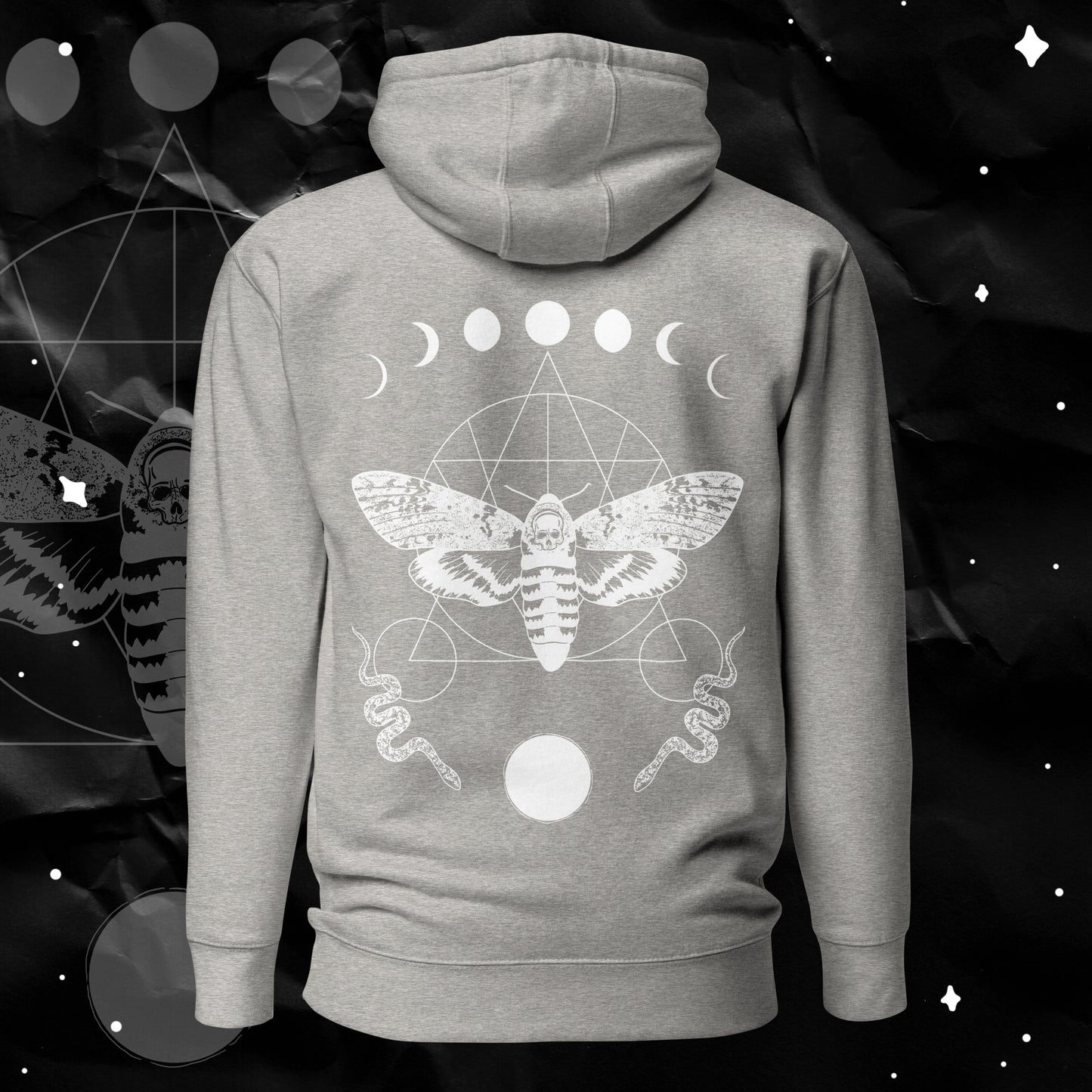 Yhama Metal Logo (Death Moth) Unisex Hoodie