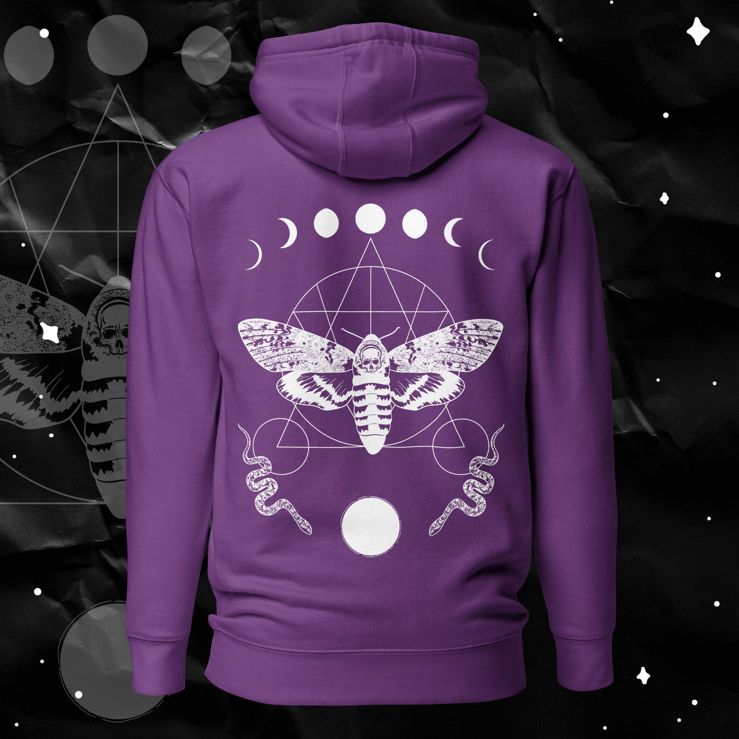 Yhama Metal Logo (Death Moth) Unisex Hoodie