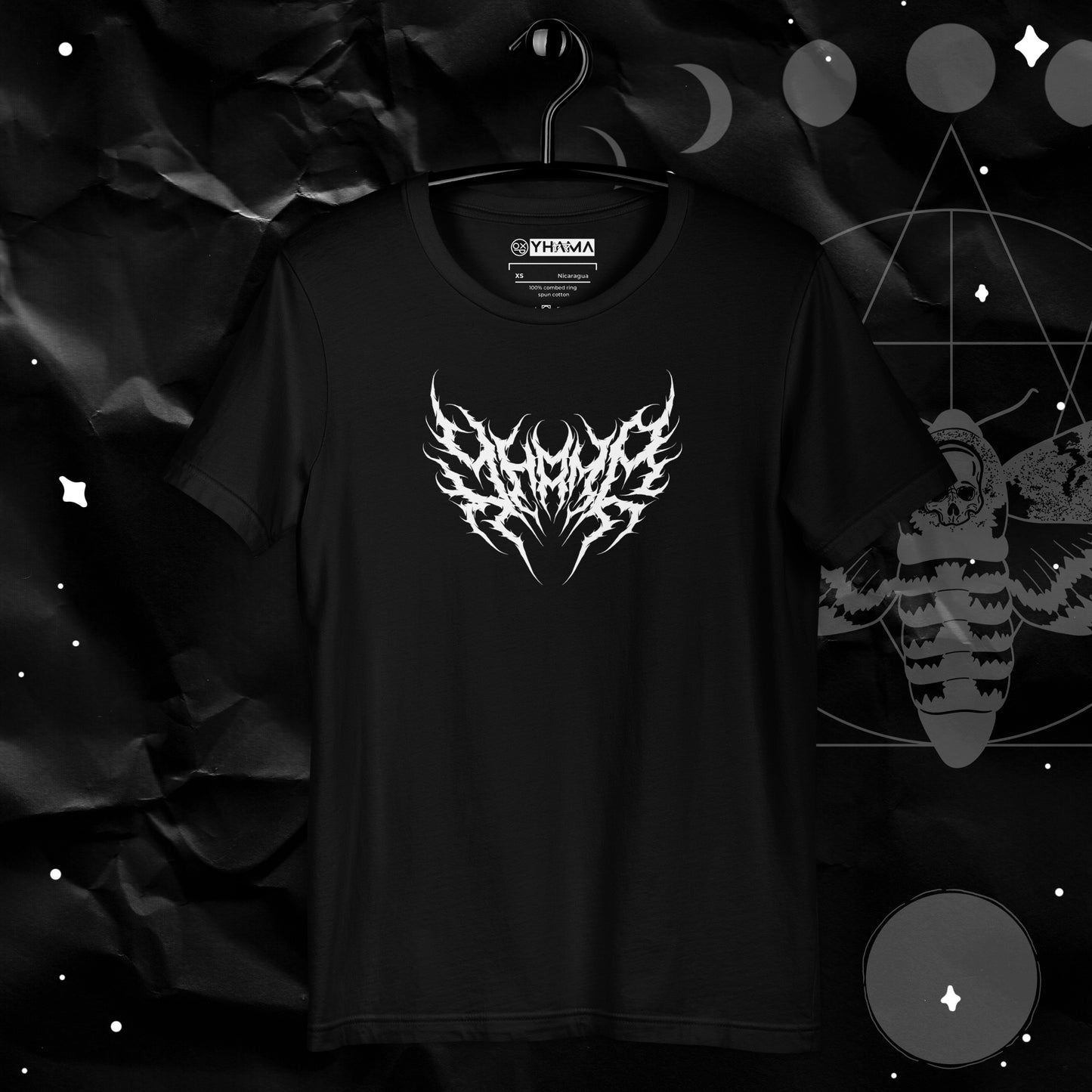 Yhama Metal Logo (Death Moth) Unisex T-Shirt