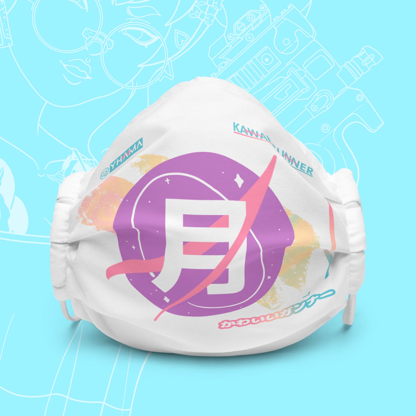 Kawaii Gunner Face Mask - Yhama Clothing