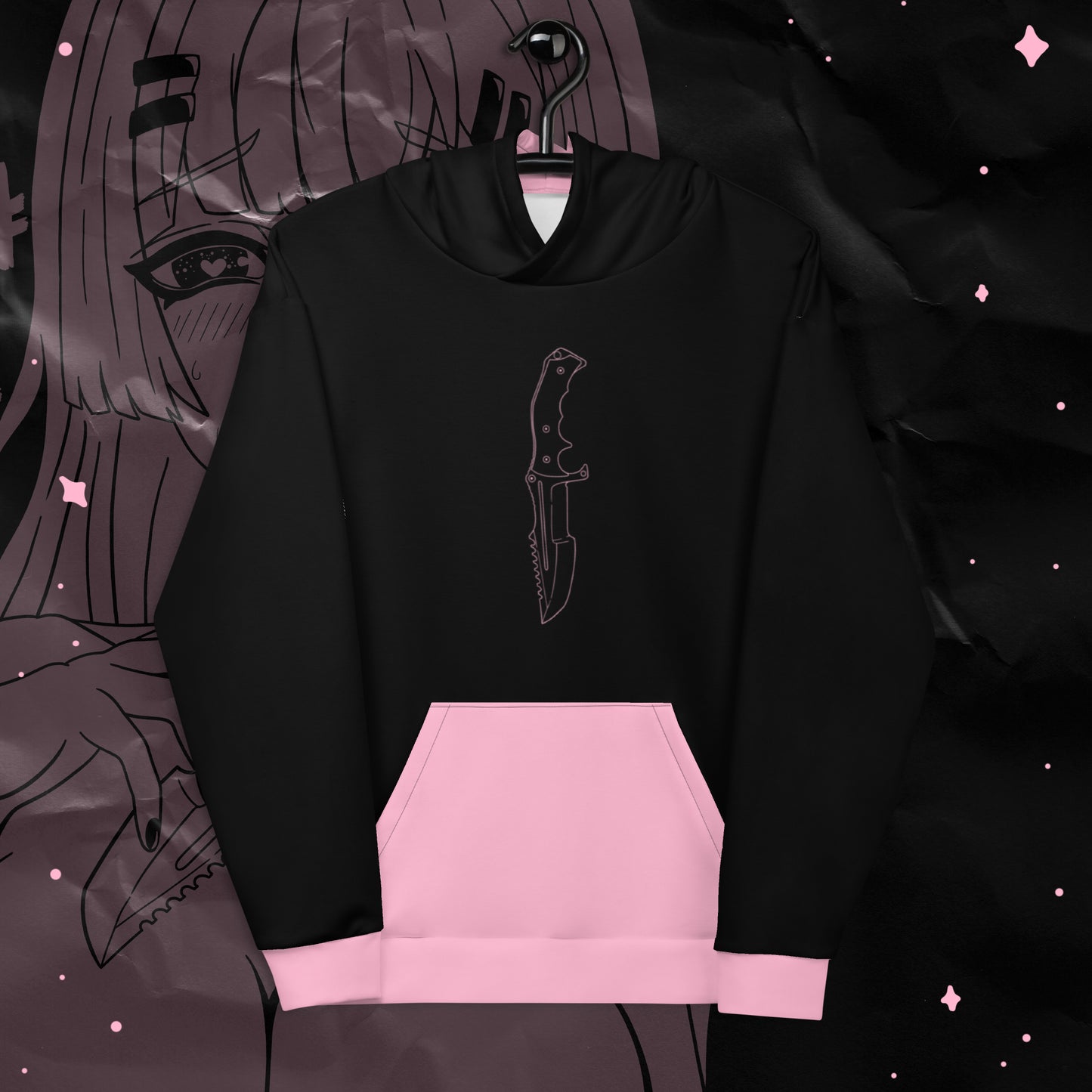 Love Sick (Black Edition) All-Over Print Hoodie