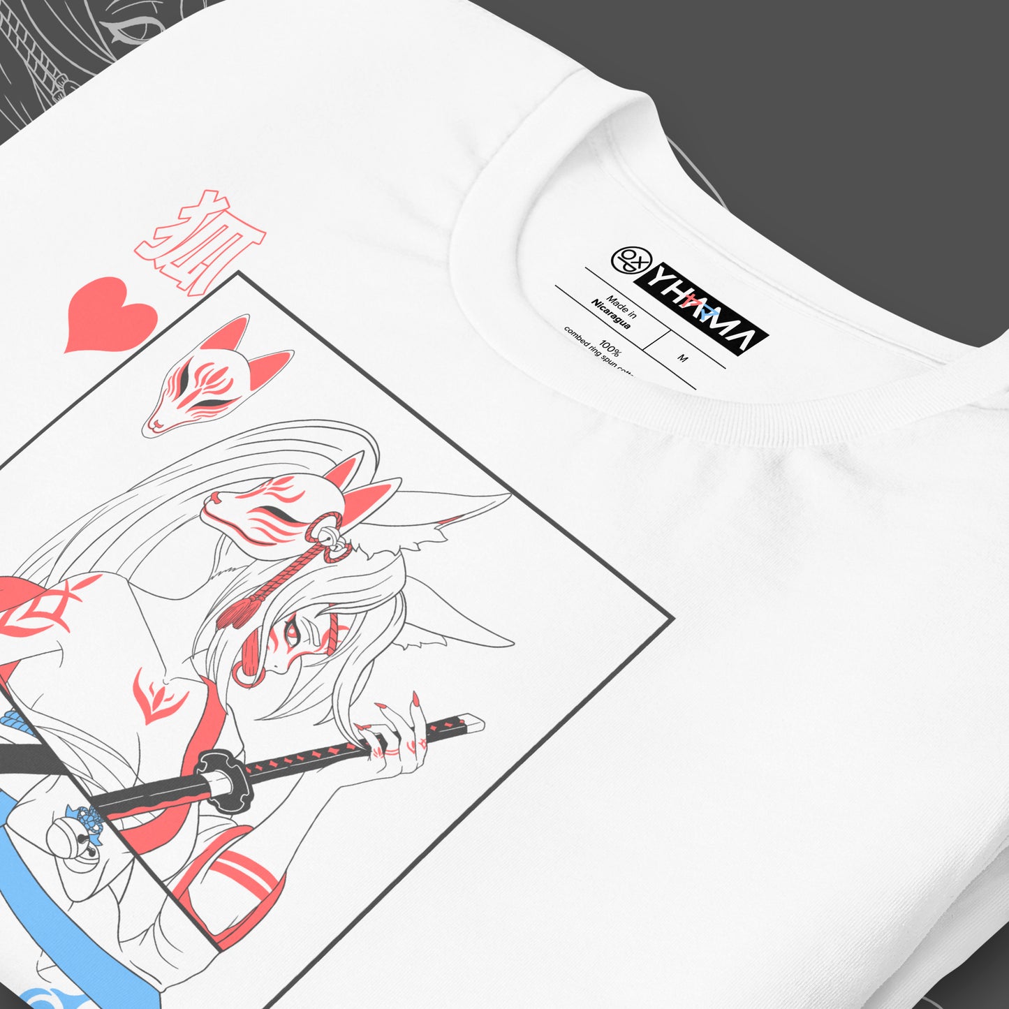 Queen of Kitsune (白い) Unisex T-Shirt